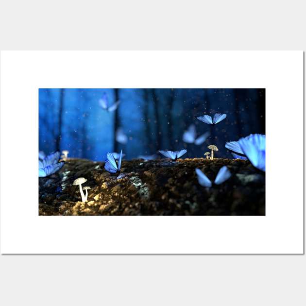 Forest Butterflies Wall Art by MysticTimeline